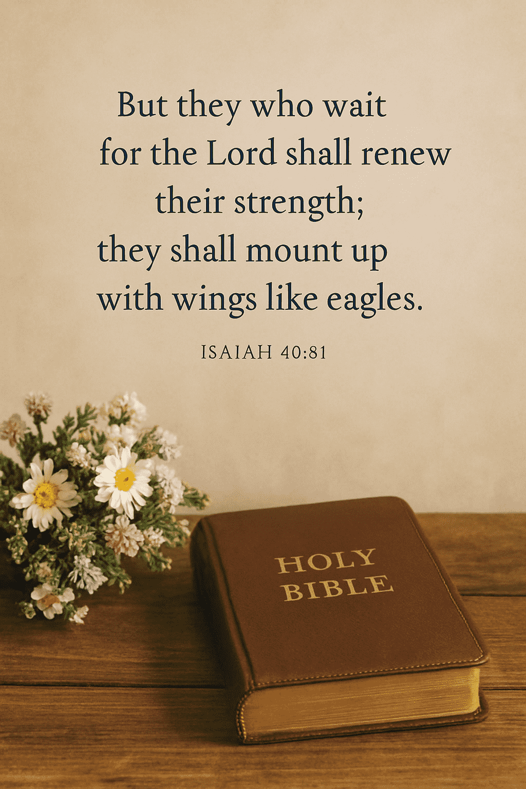 BIBLE VERSE ON GETTING STRONGER