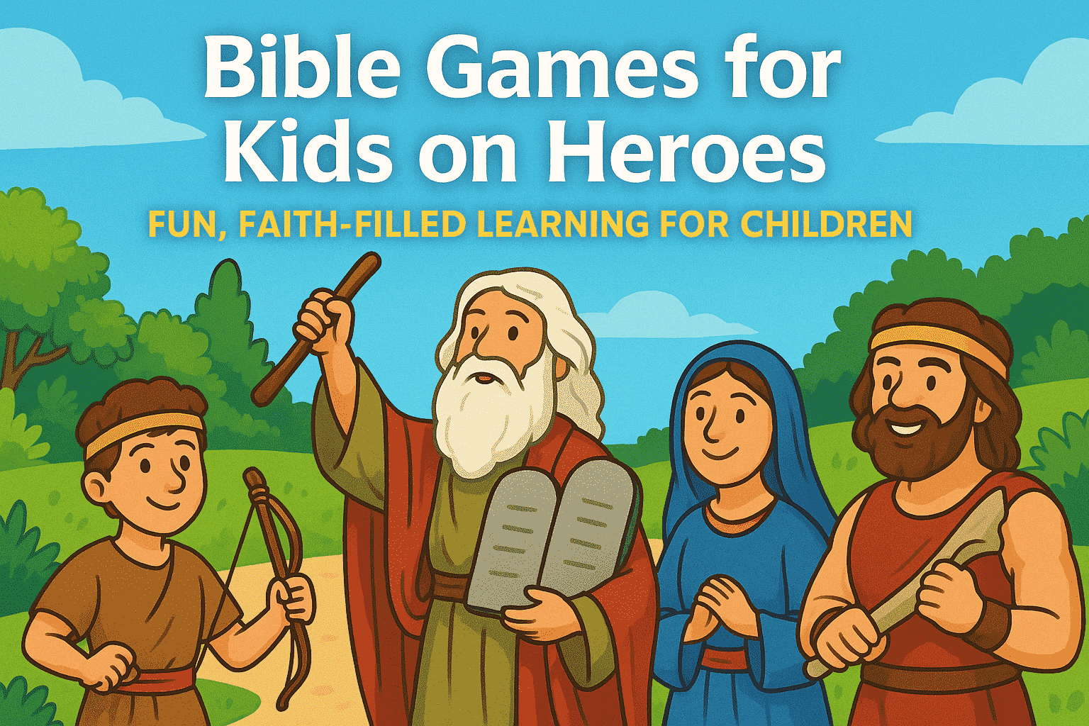 Bible Games for Kids on Heroes877