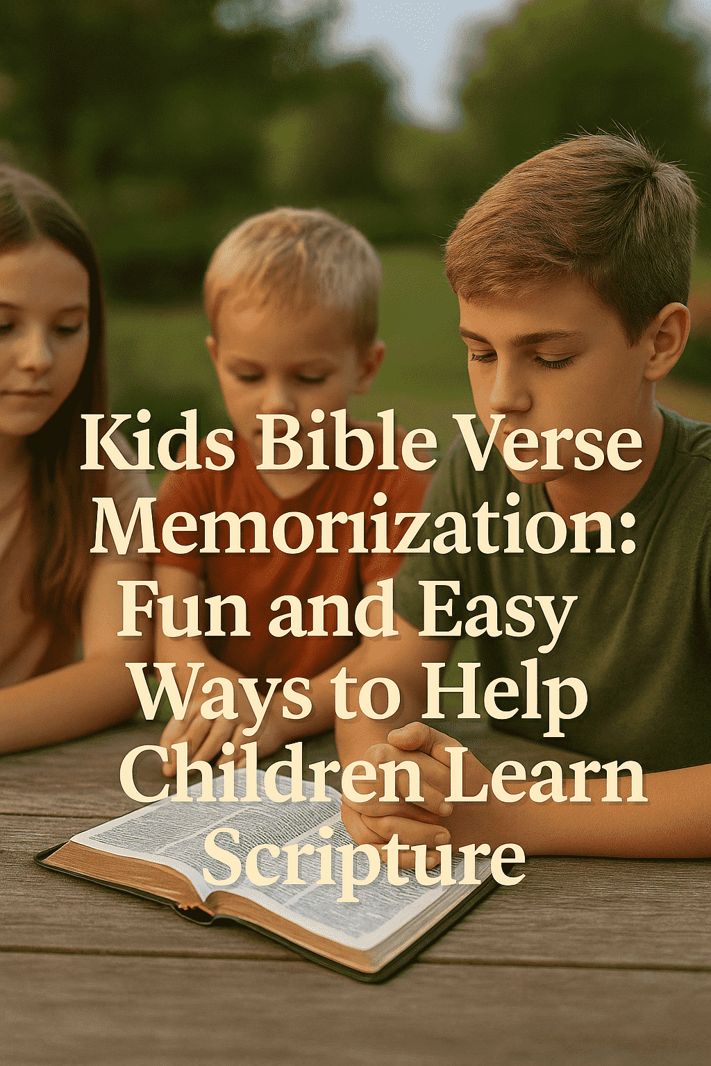 Kids Bible Verse Memorization BTA 7