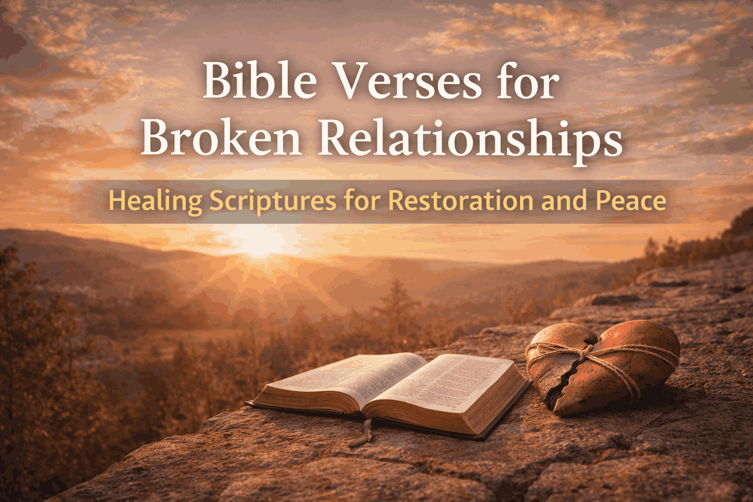 Bible Verses for Broken Relationships BTA75