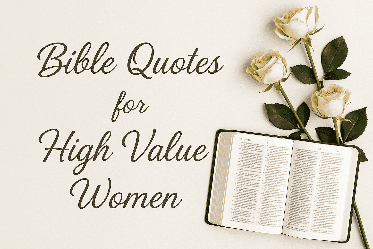 Bible Quotes for High Value Women: Embracing Godly Strength, Confidence, and Grace
