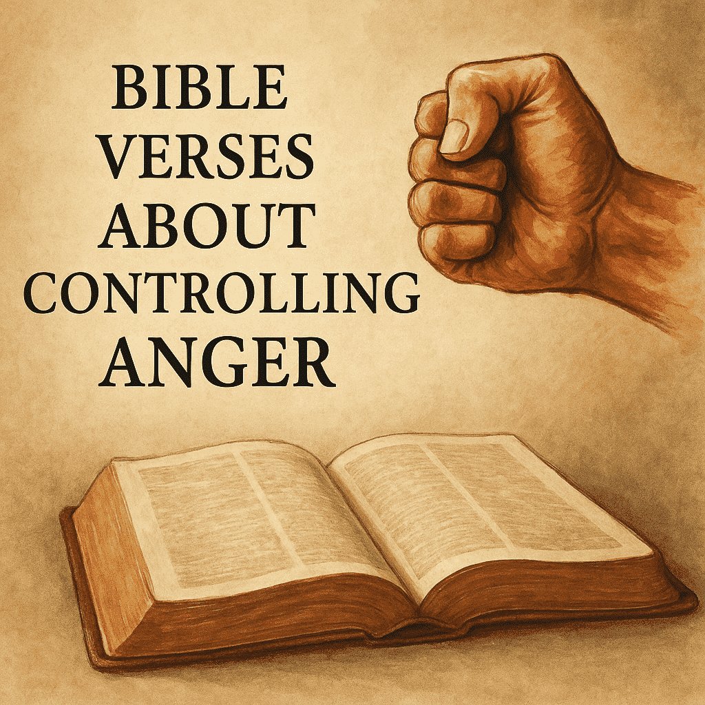 Bible Verses About Controlling Anger: How Scripture Helps You Find Peace