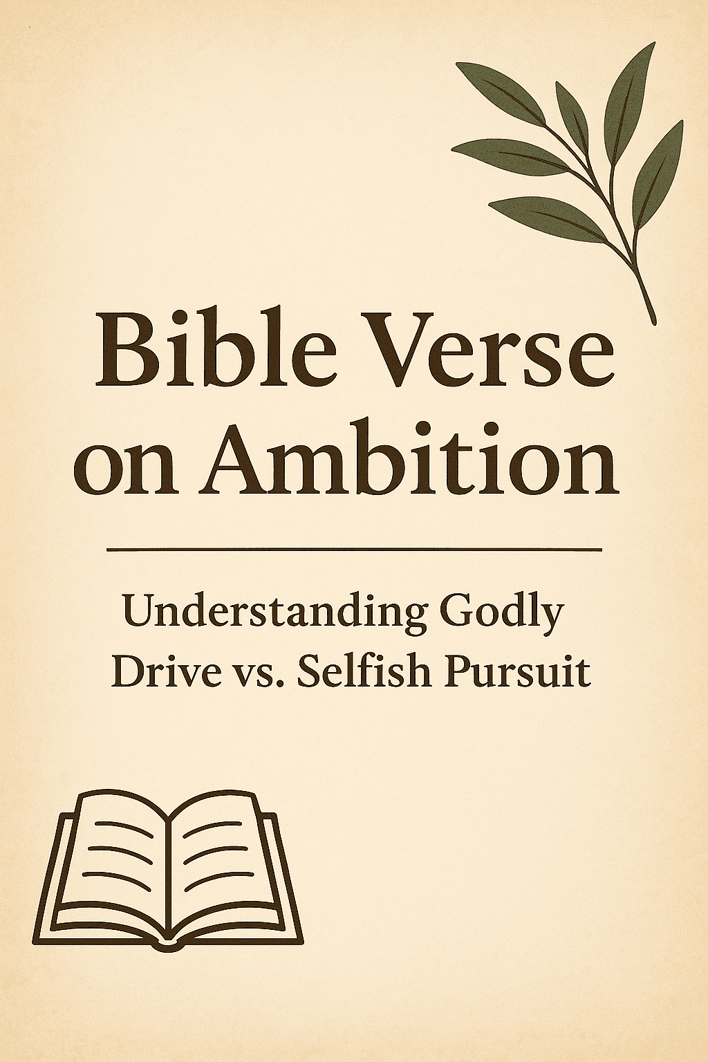 Bible Verses on Ambition: Understanding Godly Drive vs Selfish Pursuit