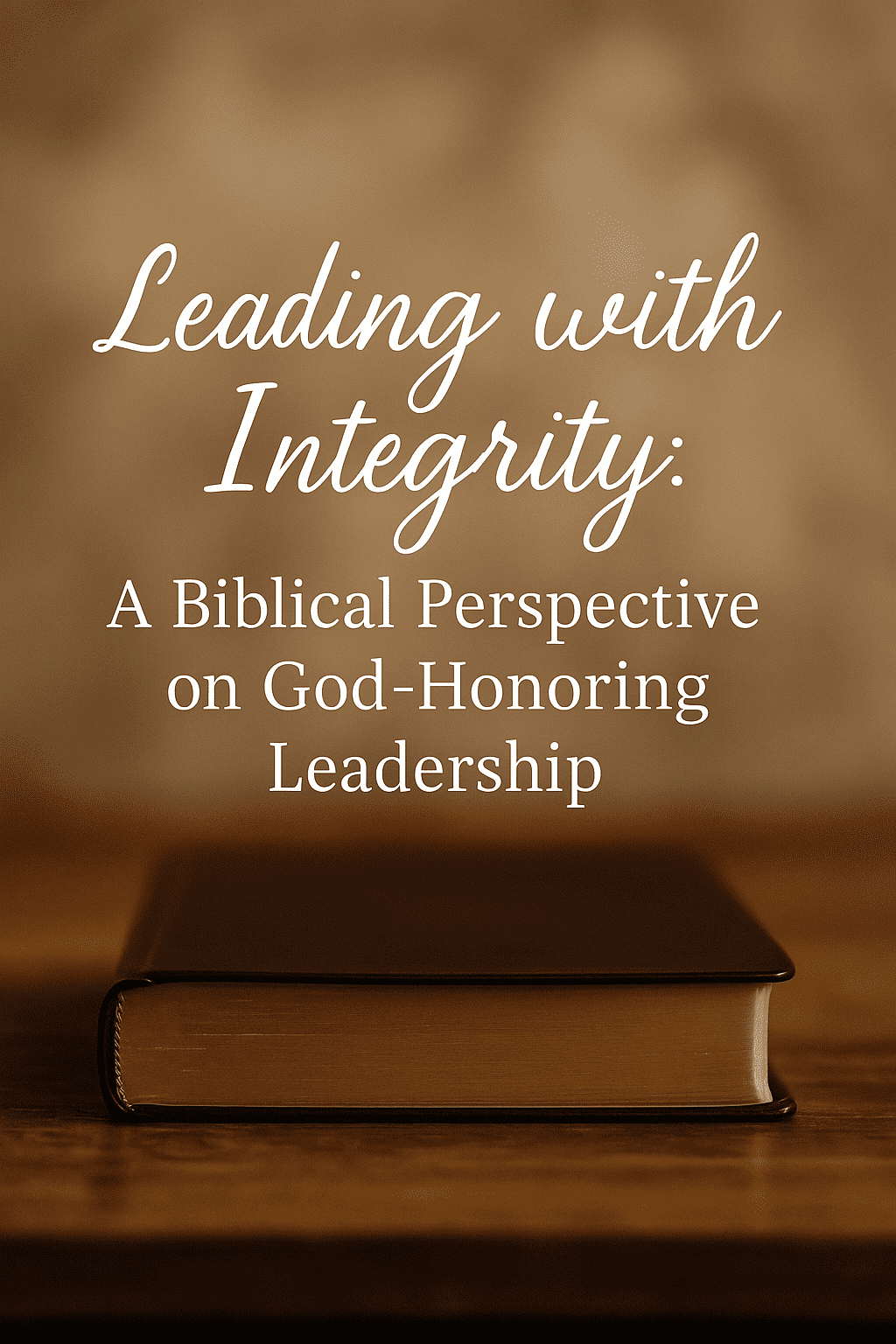 Leading with Integrity: A Biblical Perspective on God-Honoring Leadership