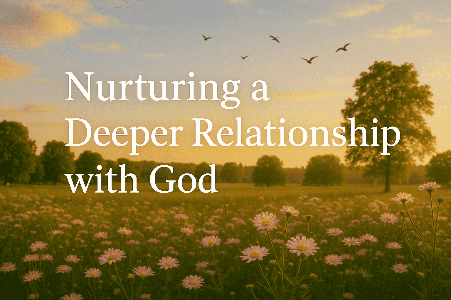 Nurturing a Deeper Relationship with God
