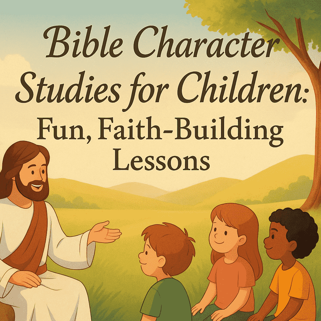 Bible Character Studies for Children: Fun, Faith-Building Lessons